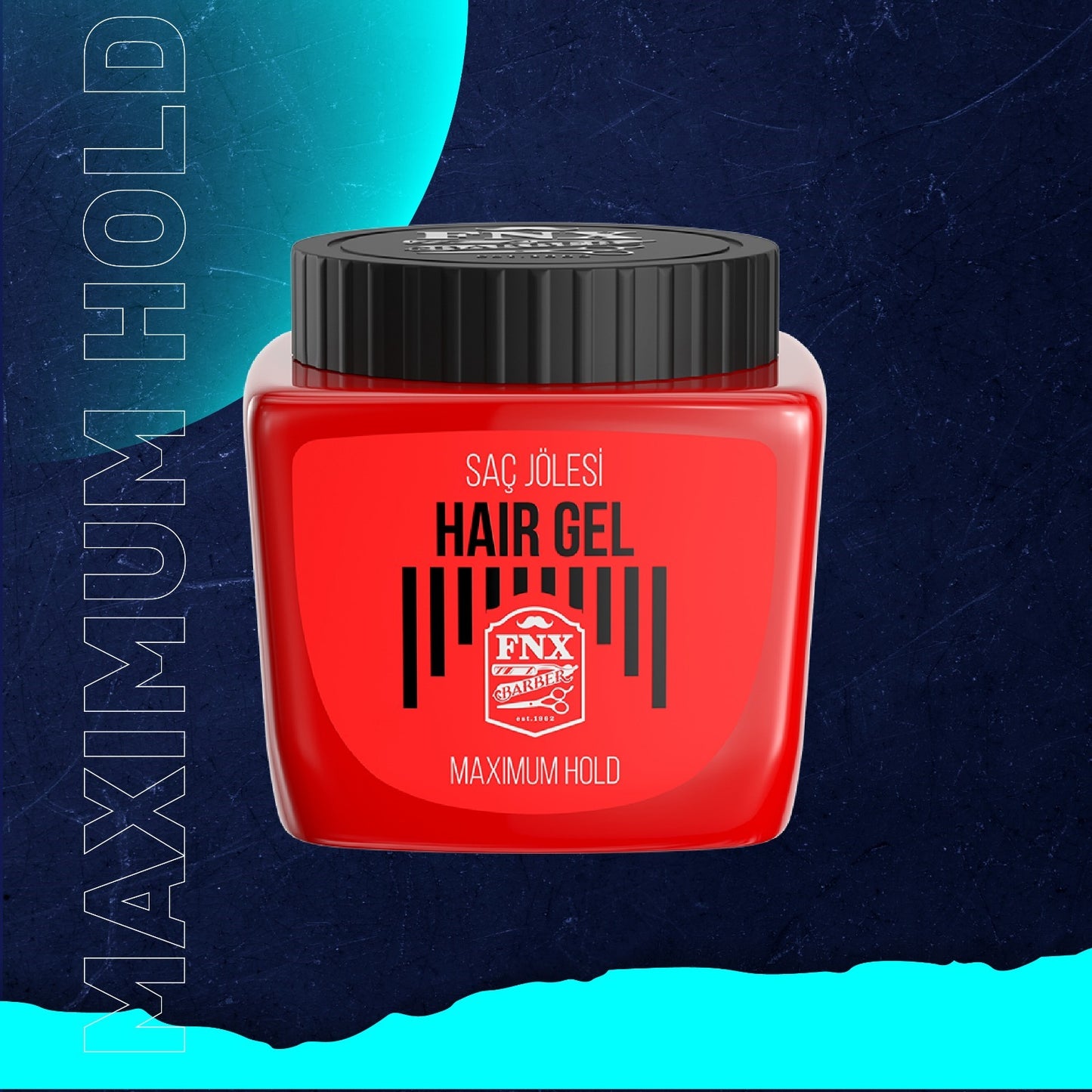 Gel para el cabello de máxima fijación FNX