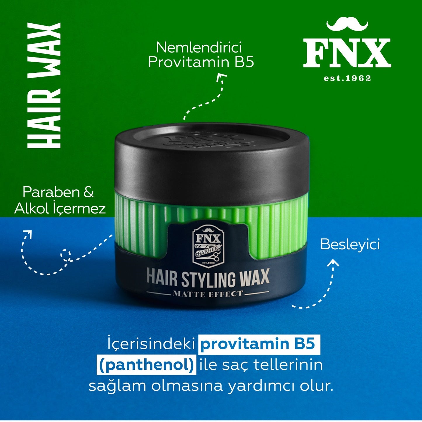 Cera para peinar el cabello enmarañado FNX