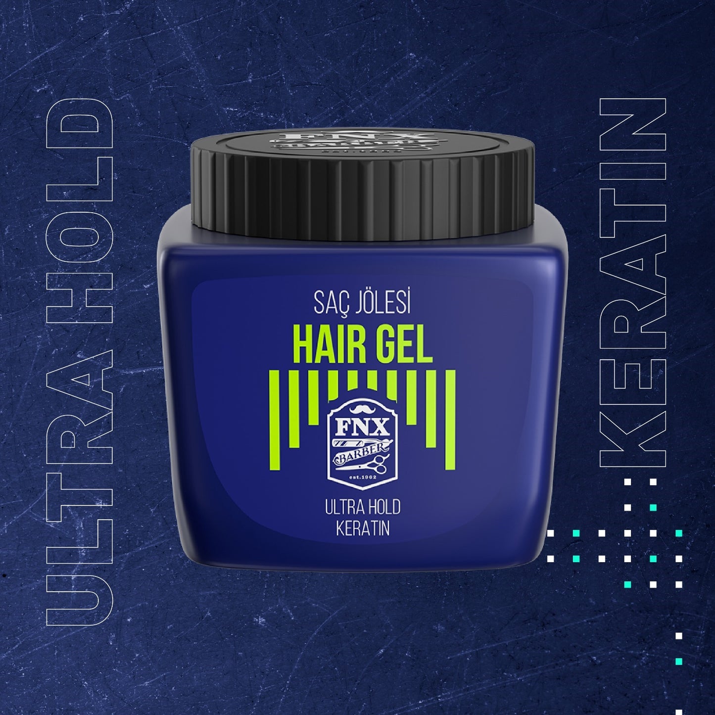 Gel para el cabello de fijación ultraduradera FNX